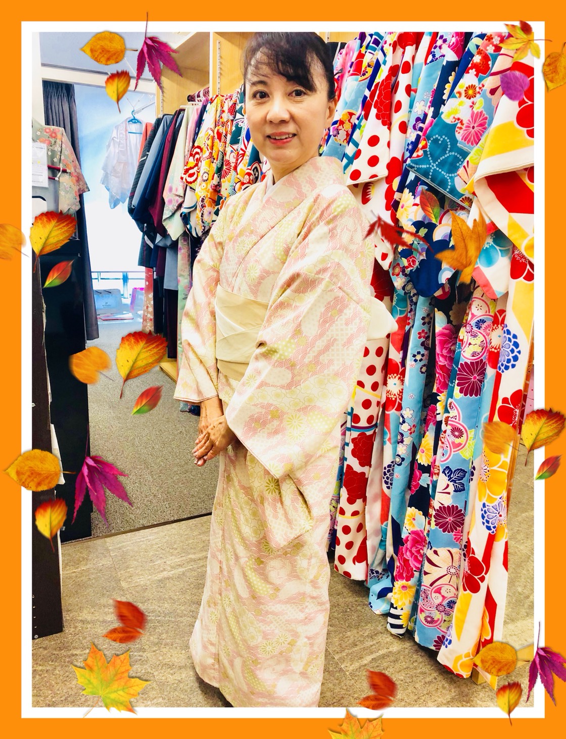 着物で<青山まつり>|着物レンタルVASARA渋谷店