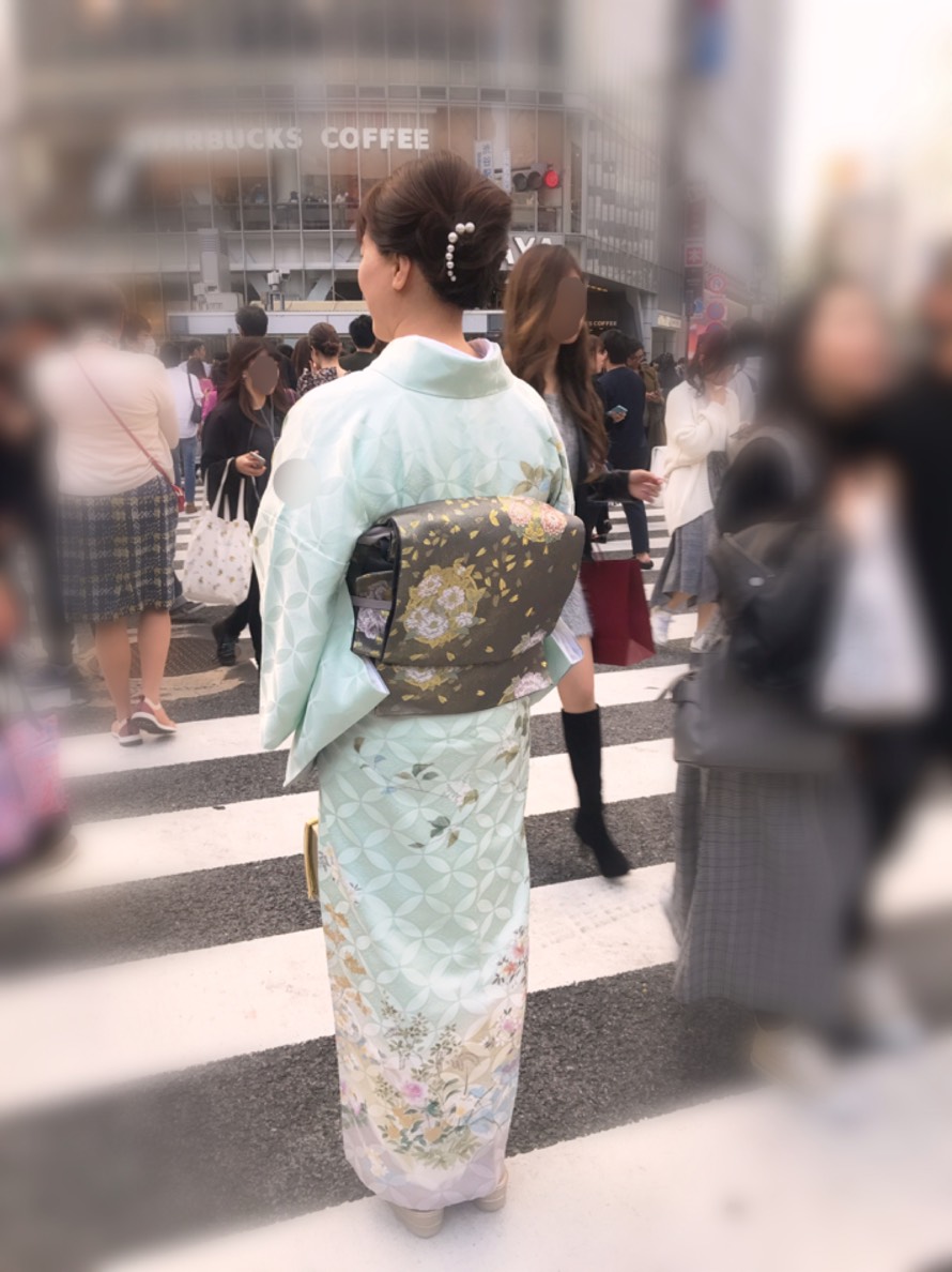 着物で紅葉を見に♡着物レンタルVASARA渋谷店