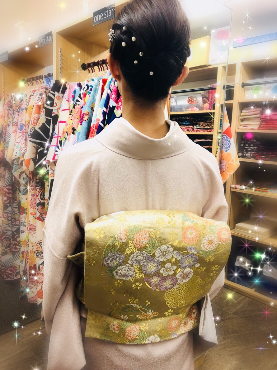 紅葉、お食事会に着物レンタルVASARA渋谷店を♡