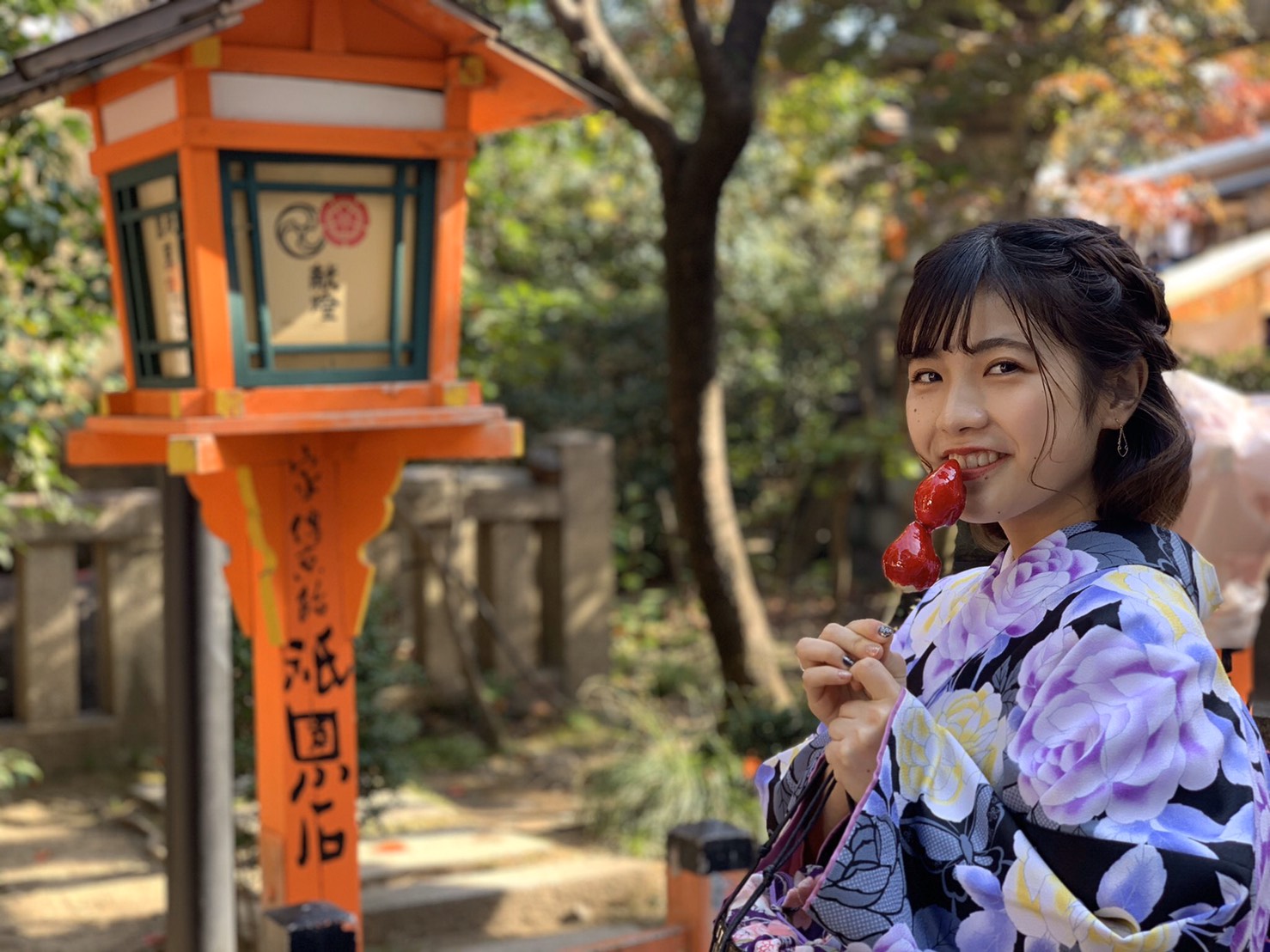 八坂神社着物レンタルバサラ清水寺食べ歩き