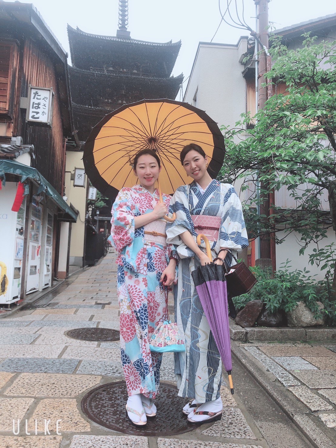 雨の京都、いと美しき